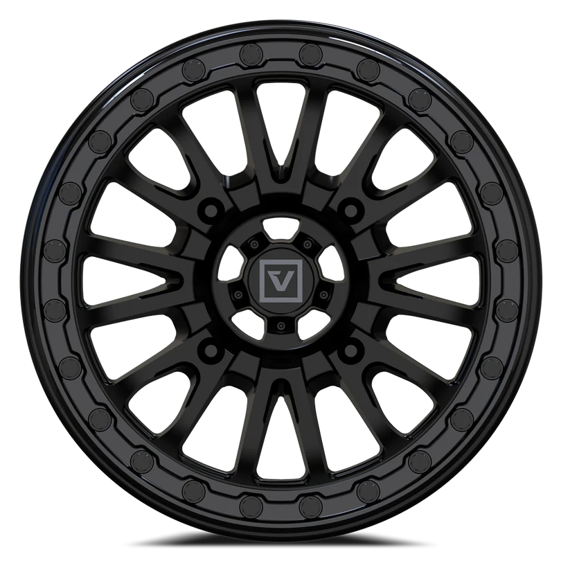 V16 BEADLOCK SATIN BLACK 15X8 -12MM 4X137