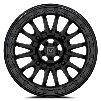 V16 BEADLOCK SATIN BLACK 15X8 -12MM 4X137