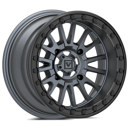V16 BEADLOCK SATIN GUNMETAL 15X8 -12MM 4X137