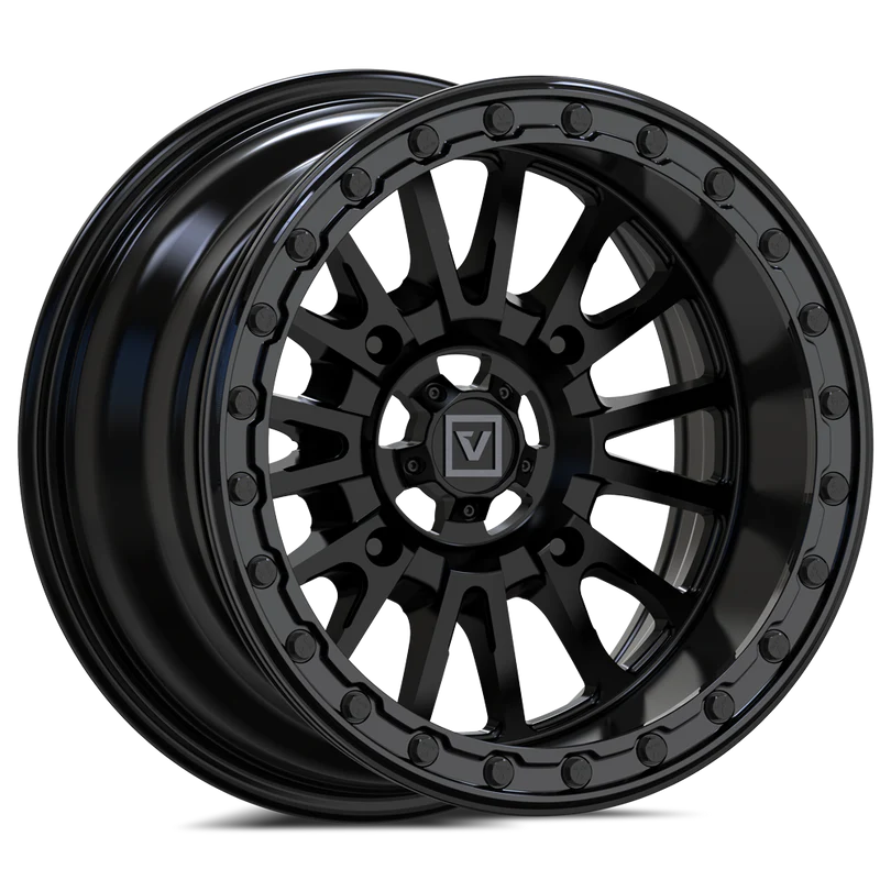V16 BEADLOCK SATIN BLACK 15X8 -12MM 4X137