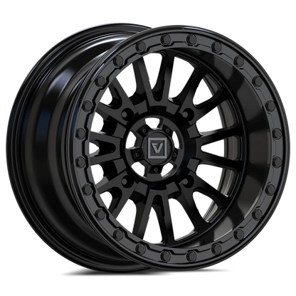 V16 BEADLOCK SATIN BLACK 15X8 -12MM 4X137