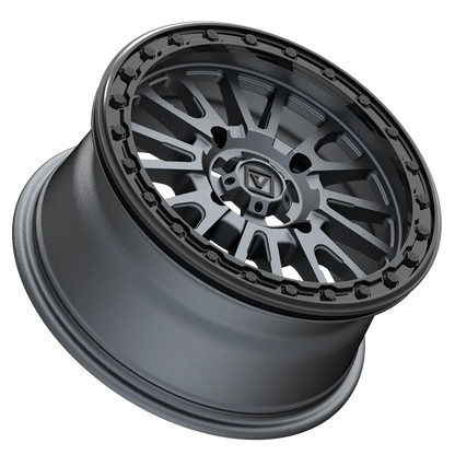 V16 BEADLOCK SATIN GUNMETAL 15X7 +35MM 4X156