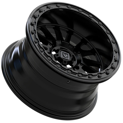 V16 BEADLOCK SATIN BLACK 15X8 -12MM 4X156