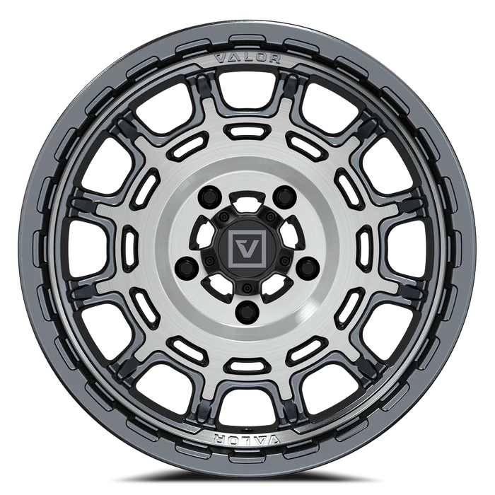 V17 UTV WHEEL BRUSHED GUNMETAL 15X8 +10MM 5X114.3