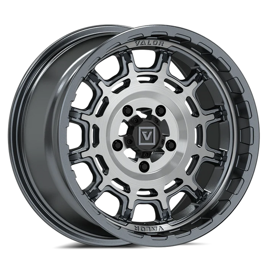V17 UTV WHEEL BRUSHED GUNMETAL 15X8 +10MM 5X114.3