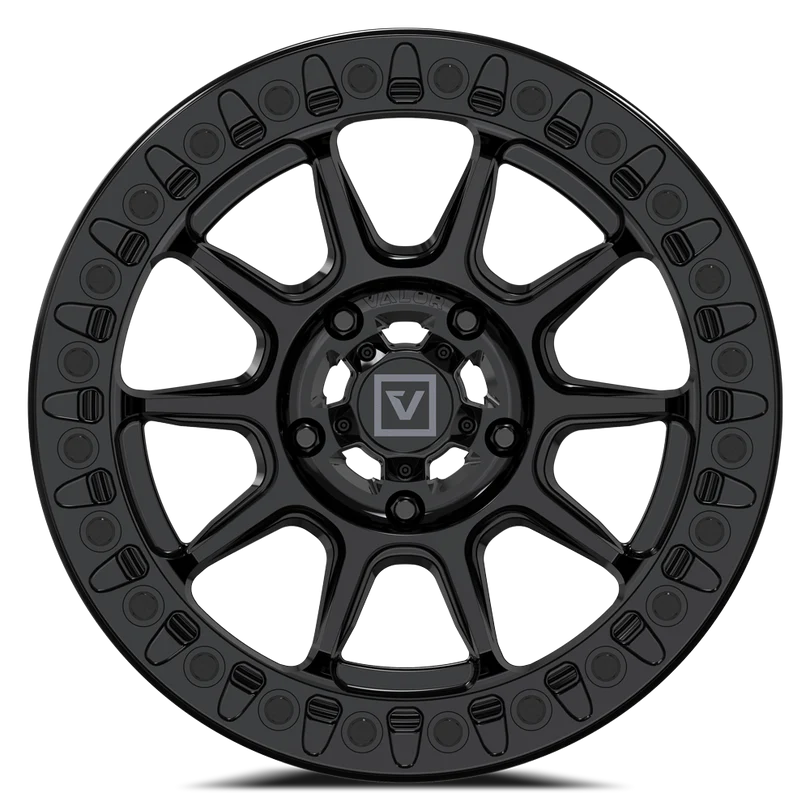 V18 BEADLOCK UTV WHEEL GLOSS BLACK 15X7 +30MM 5X114.3