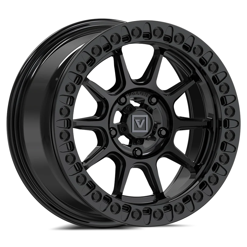 V18 BEADLOCK UTV WHEEL GLOSS BLACK 15X7 +30MM 5X114.3