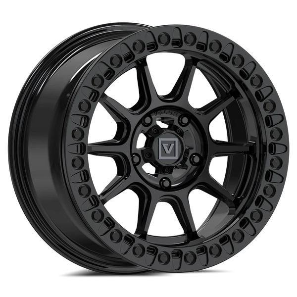 V18 BEADLOCK UTV WHEEL GLOSS BLACK 15X7 +30MM 5X114.3