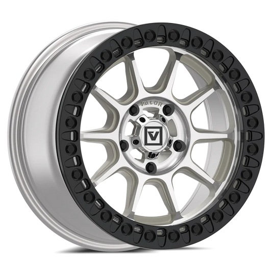 V18 BEADLOCK UTV WHEEL RAW MACHINED 15X7 +30MM 5X114.3