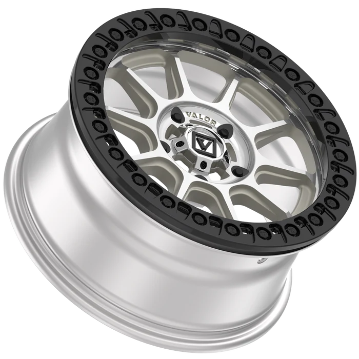 V18 BEADLOCK UTV WHEEL RAW MACHINED 15X7 +30MM 5X114.3