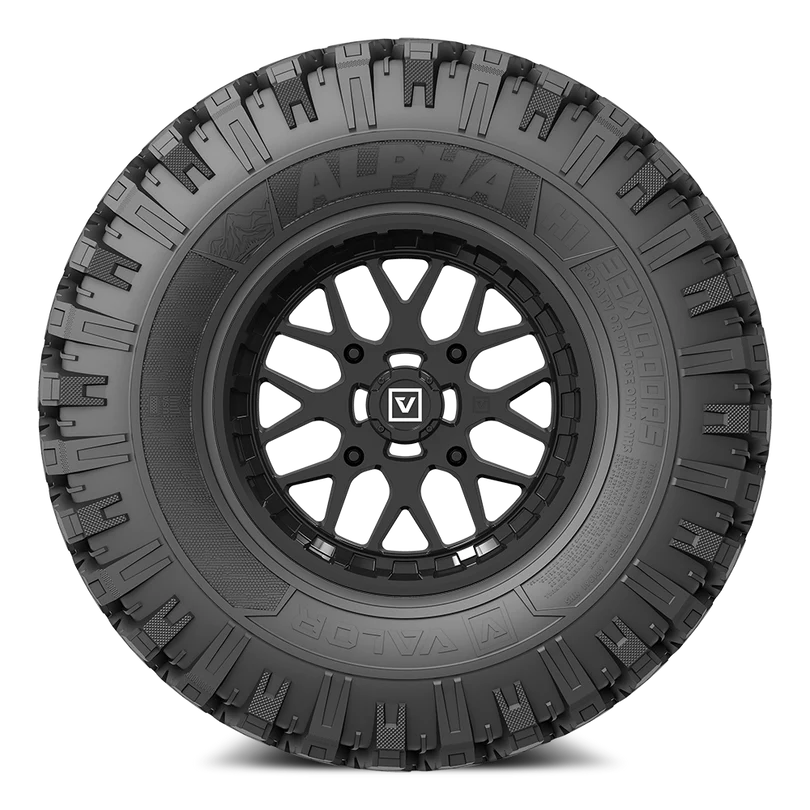 V03 GLOSS BLACK 4x156 on ALPHA H1 35x10R15