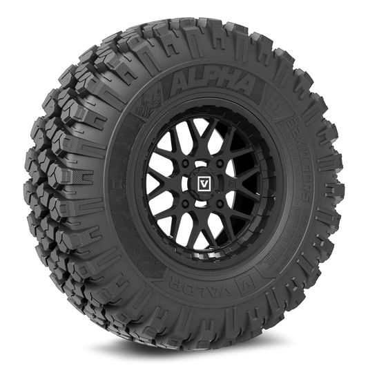 V03 GLOSS BLACK 4x156 on ALPHA H2 35x10R15