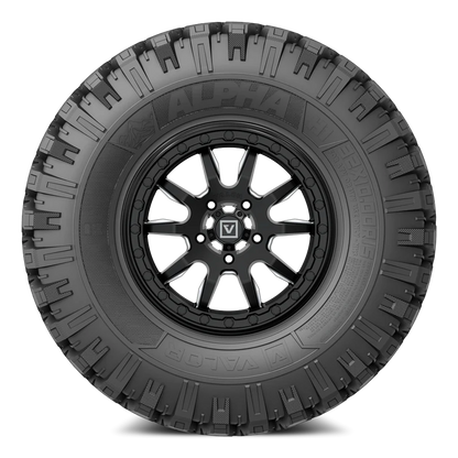 V15 SATIN BLACK 5x114.3 on ALPHA H2 35x10R15