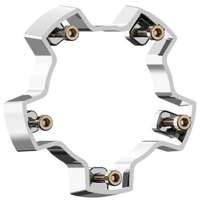 VCAP2 CENTER CAP RISER CHROME