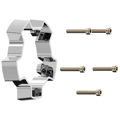 VCAP2 CENTER CAP RISER CHROME