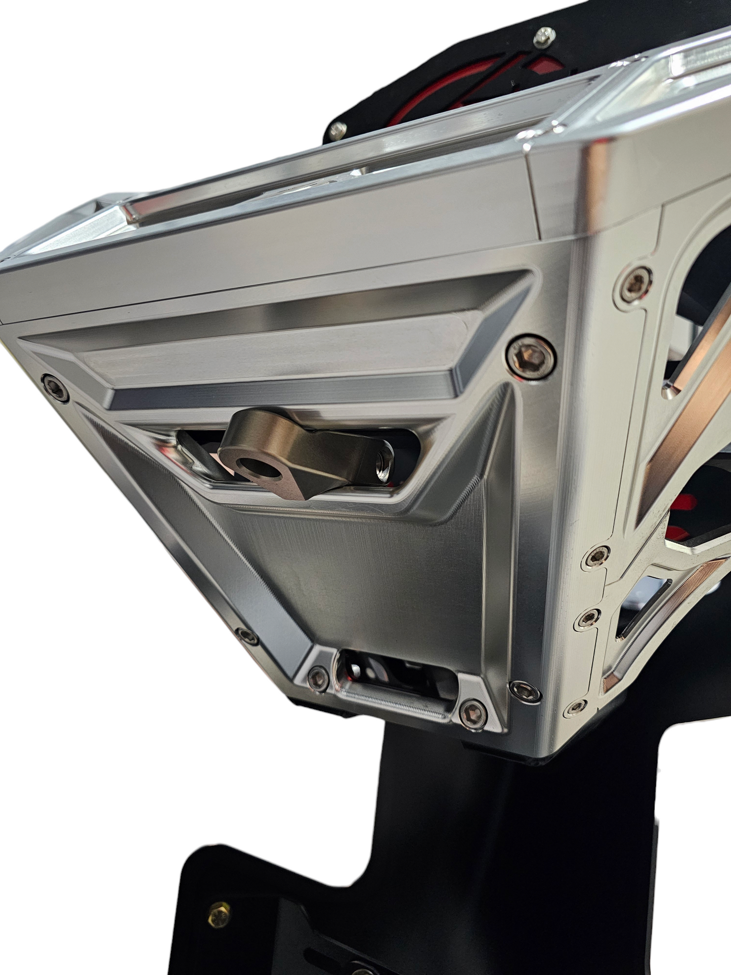 WINCH HOOK FOR EOD BILLET AND AMP SERIES BUMPERS ANODIZED GUN METAL FINISH