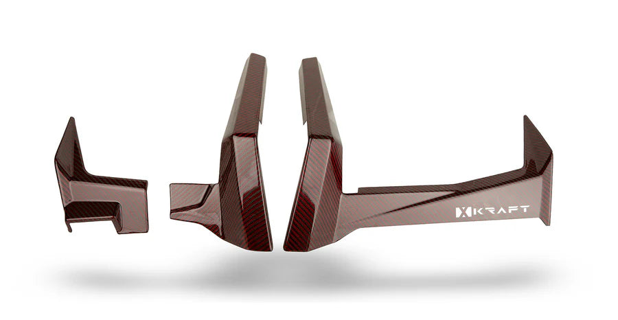 XKRAFT POLARIS RZR PRO DASH TRIM - CARBON FIBER