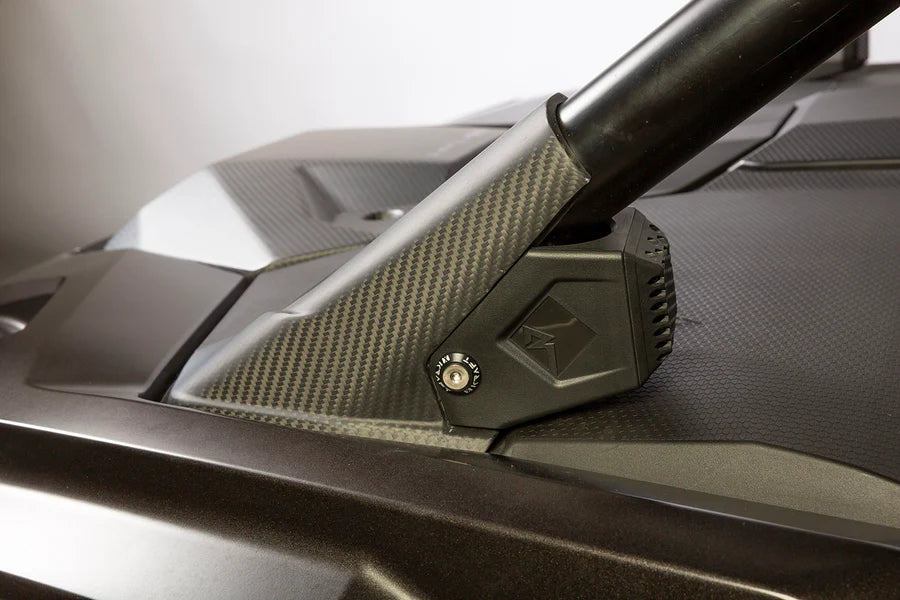 XKRAFT CARBON FIBER A-PILLAR COVERS FOR POLARIS RZR PRO R, PRO S, PRO XP