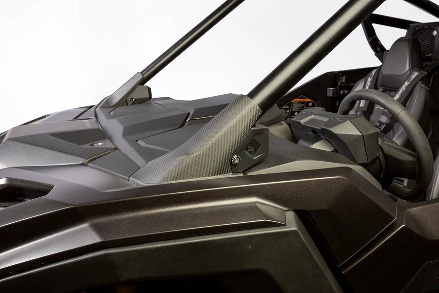 XKRAFT CARBON FIBER A-PILLAR COVERS FOR POLARIS RZR PRO R, PRO S, PRO XP