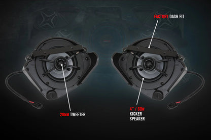2017-2025 CAN-AM X3 4 INCH DASH SPEAKERS