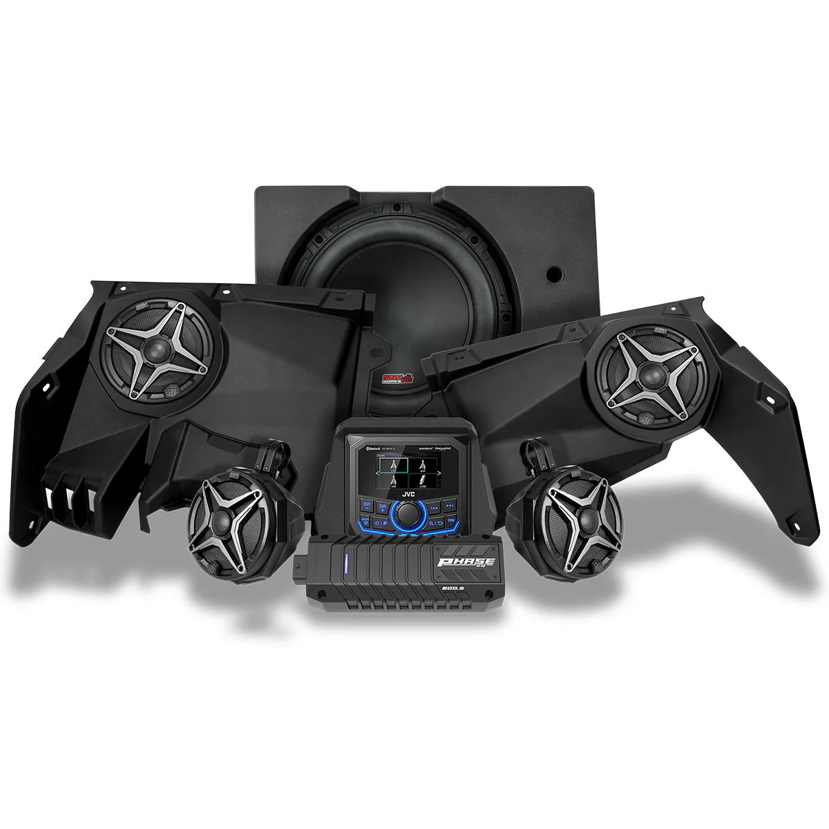 2017-2025 CAN-AM X3 PHASE-4 A-SPEC 5-SPEAKER 800WATT SYSTEM W/ JVC