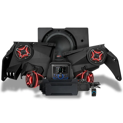 2017-2025 CAN-AM X3 PHASE-4 V-SPEC 5-SPEAKER 1650WATT SYSTEM W/ JVC