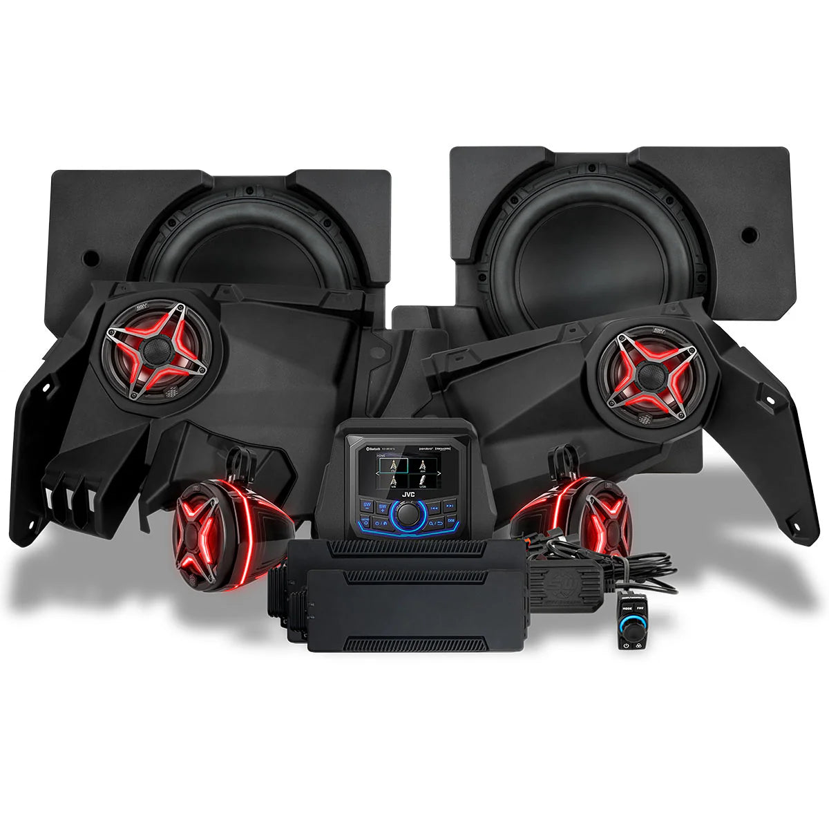 2017-2025 CAN-AM X3 PHASE-5 V-SPEC 6-SPEAKER 1650WATT SYSTEM W/ JVC
