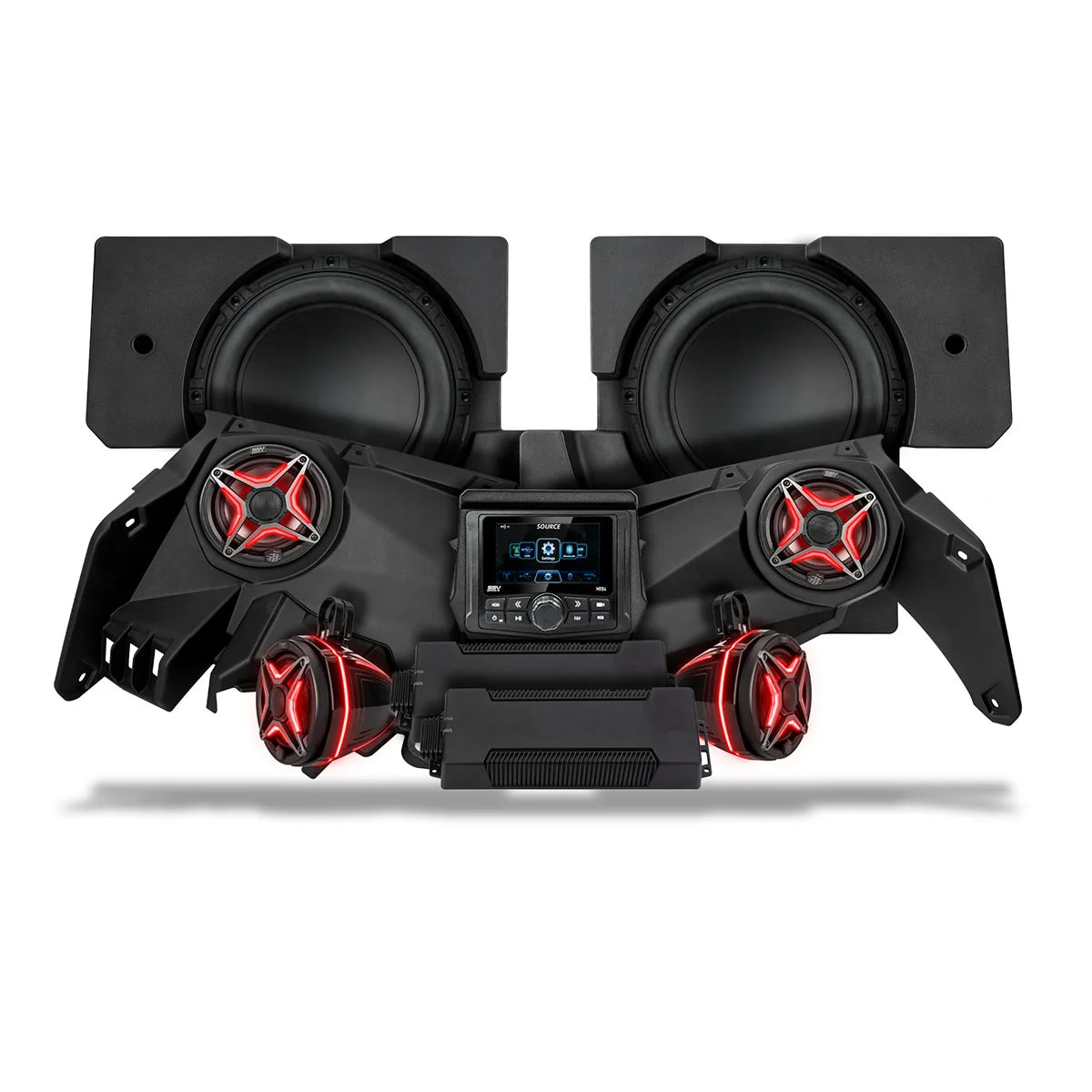 SSV Works 2017-2026 Can-Am X3 Phase-5 V-Spec 6-Speaker 1650W System w/MRB4