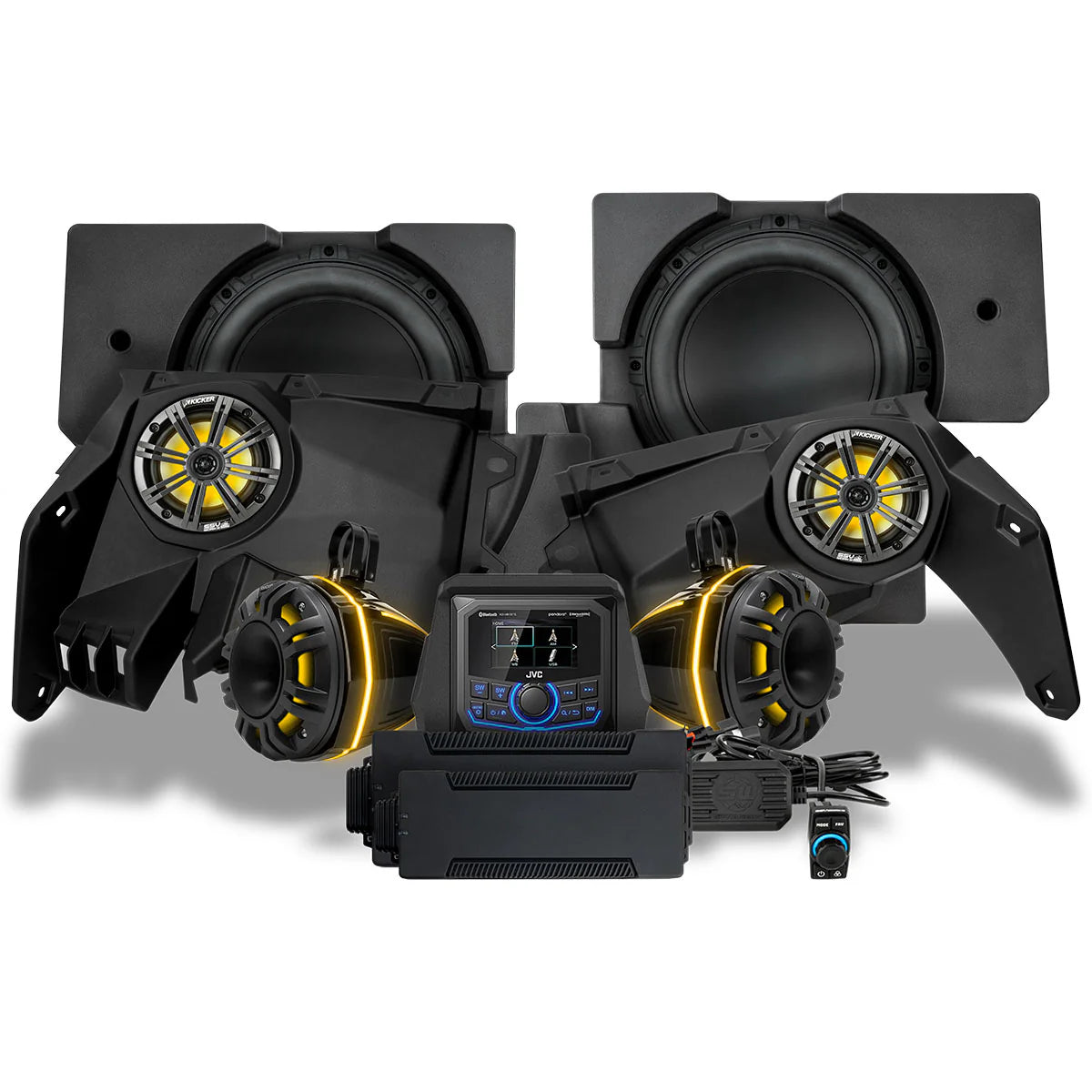 2017-2025 CAN-AM X3 PHASE-6 K-SPEC 6-SPEAKER 1650WATT SYSTEM W/ JVC