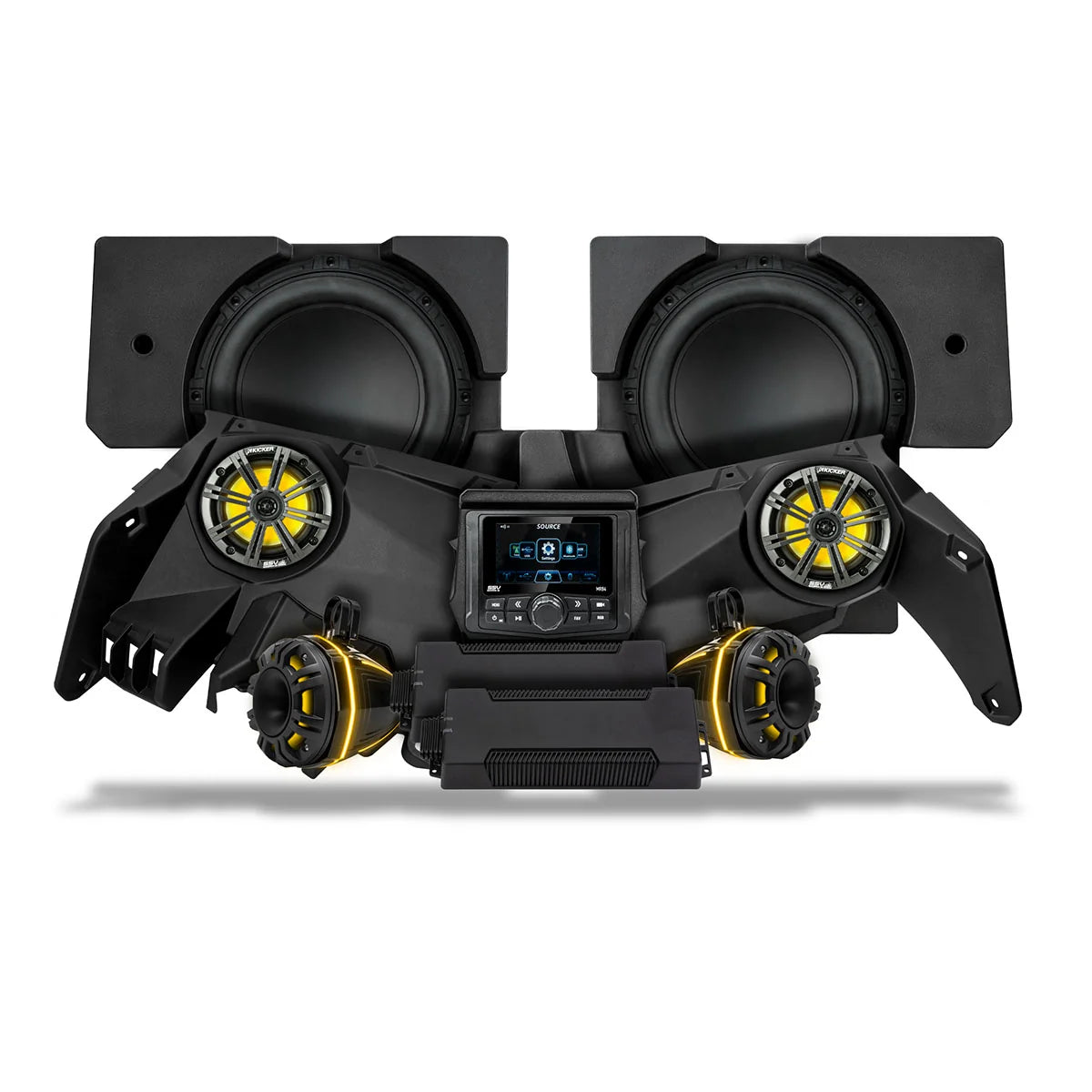 SSV Works 2017-2026 Can-Am X3, Phase-6 K-Spec 6-Speaker 1650watt System w/MRB4