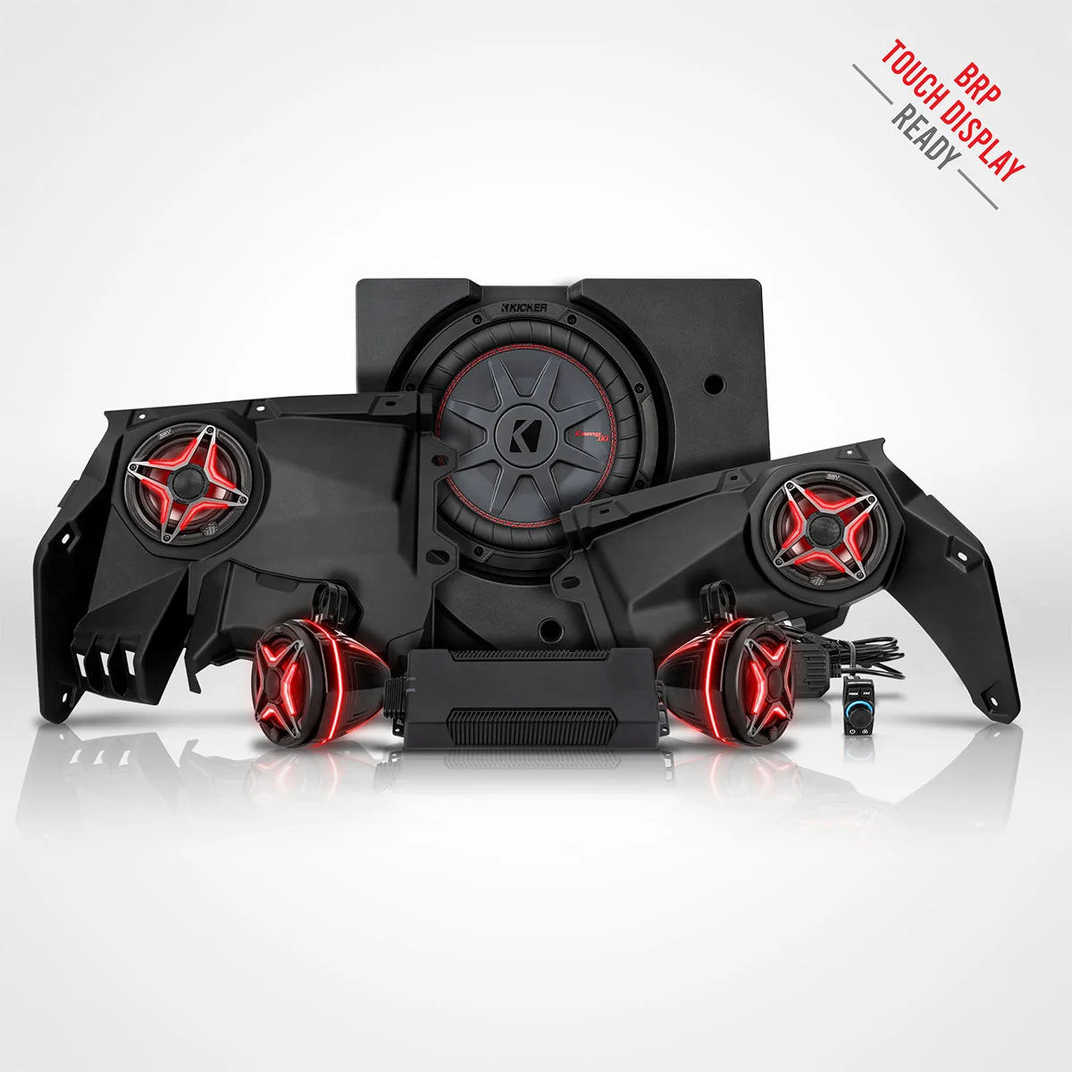 SSV Works 2026-2027 Can-Am X3 Phase-4 V-Spec 5-Speaker 1400W System for BRP Touchscreen