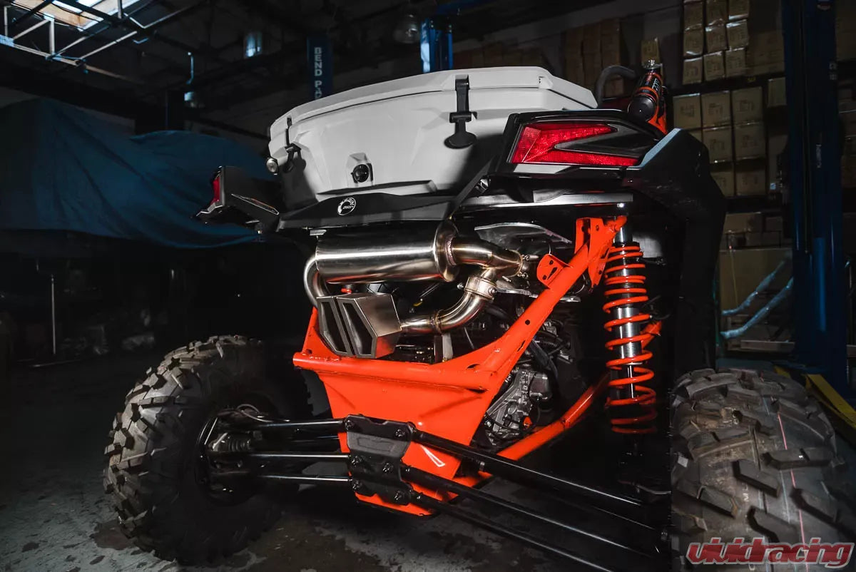 Agency Power Valvetronic Exhaust | Can-Am Maverick X3 Turbo | Silver Tips
