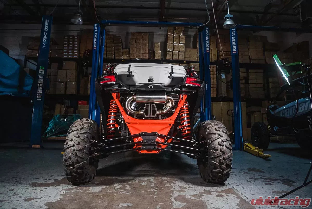 Agency Power Valvetronic Exhaust | Can-Am Maverick X3 Turbo | Silver Tips
