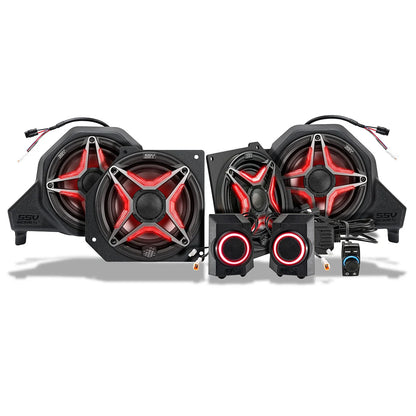 SSV Works 2024-2026 Polaris Xpedition 6-Speaker V-Spec Plug-&-Play Factory-Audio Upgrade Kit