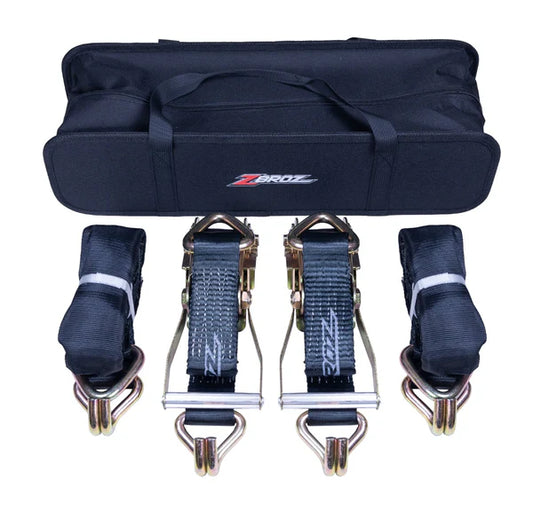 ZBROZ 2" RATCHET STRAPS WITH STORAGE BAG