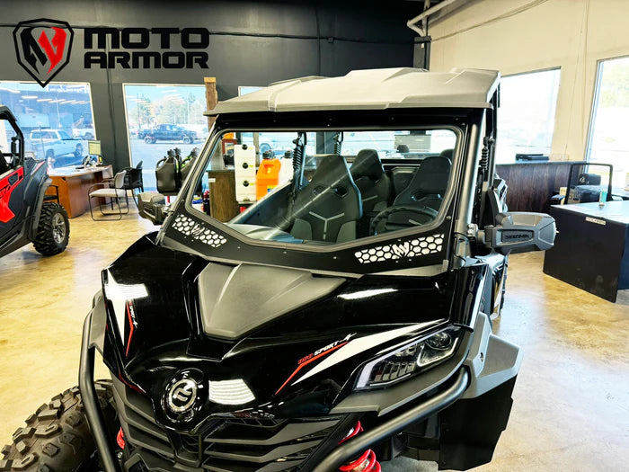 MOTO ARMOR VENTED FULL GLASS WINDSHIELD FOR CF MOTO ZFORCE 950