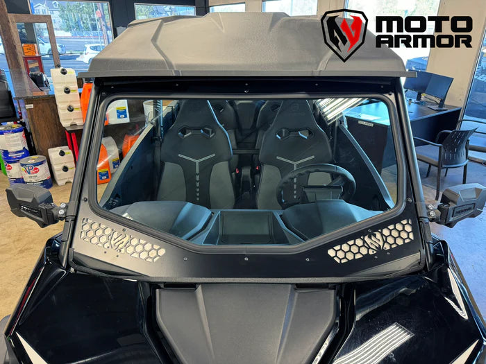 MOTO ARMOR VENTED FULL GLASS WINDSHIELD FOR CF MOTO ZFORCE 950