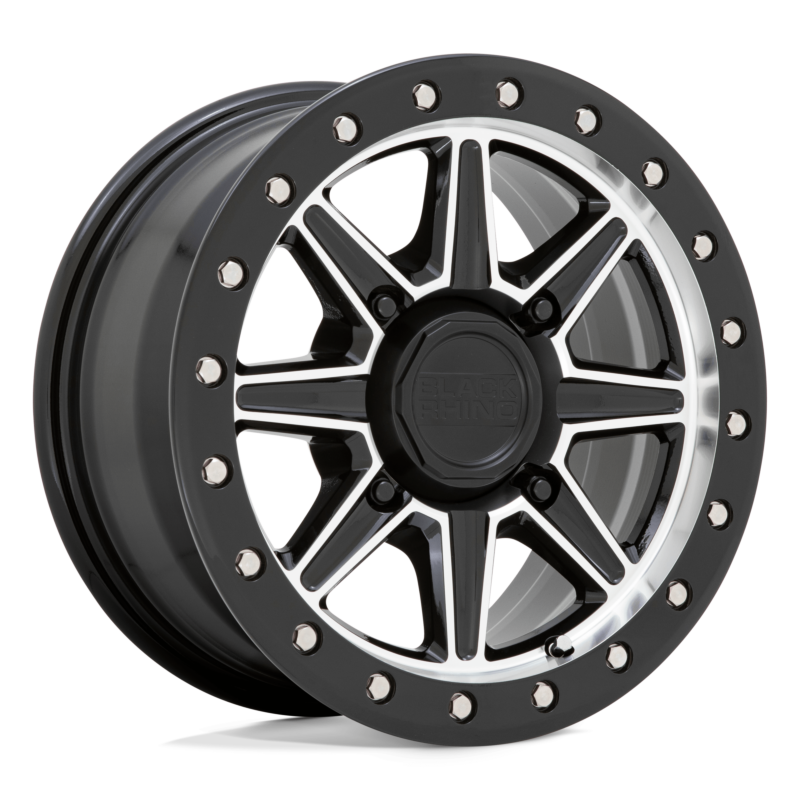 WEBB BEADLOCK GLOSS BLACK W/ MACHINED FACE 15X7 +51MM 4X137