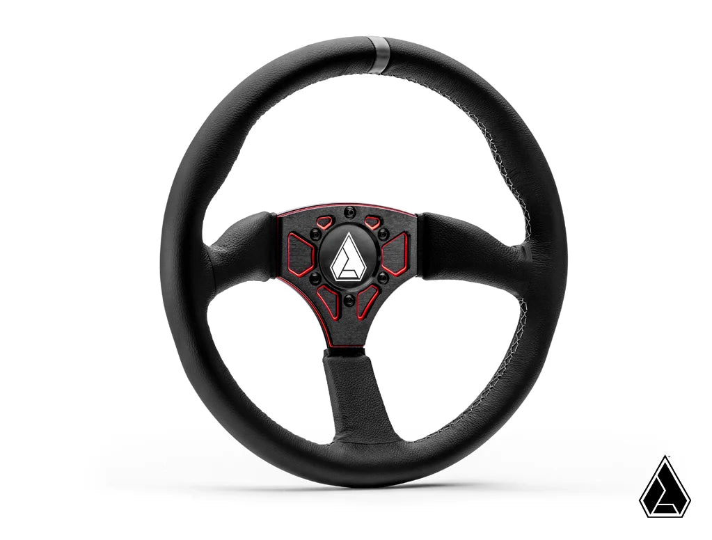 ASSAULT INDUSTRIES 350R LEATHER UTV STEERING WHEEL