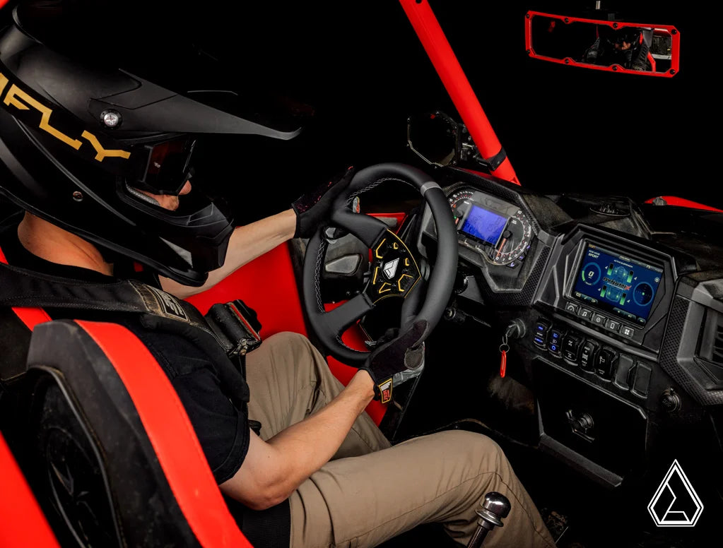 ASSAULT INDUSTRIES 350R LEATHER UTV STEERING WHEEL