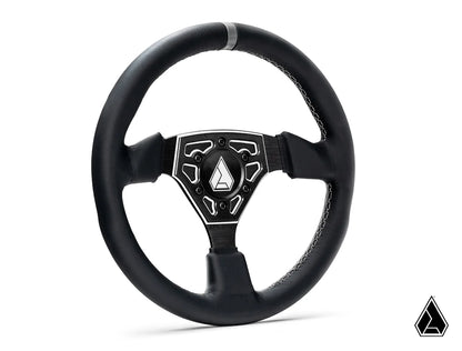 ASSAULT INDUSTRIES UNIVERSAL NAVIGATOR LEATHER UTV STEERING WHEEL