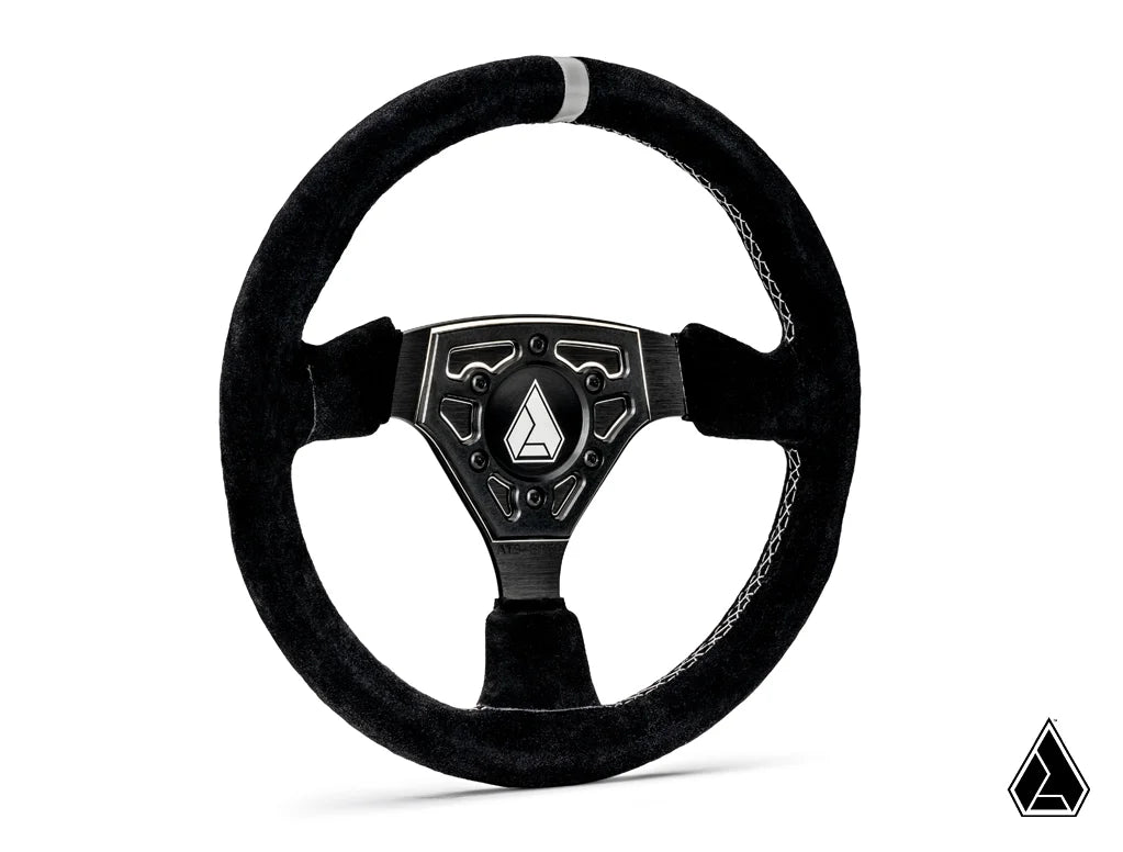 ASSAULT INDUSTRIES UNIVERSAL NAVIGATOR SUEDE UTV STEERING WHEEL