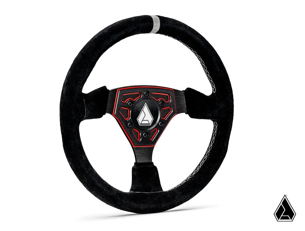 ASSAULT INDUSTRIES UNIVERSAL NAVIGATOR SUEDE UTV STEERING WHEEL