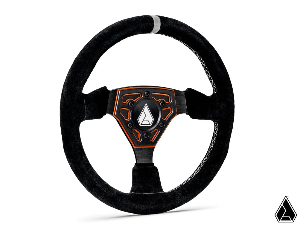 ASSAULT INDUSTRIES UNIVERSAL NAVIGATOR SUEDE UTV STEERING WHEEL