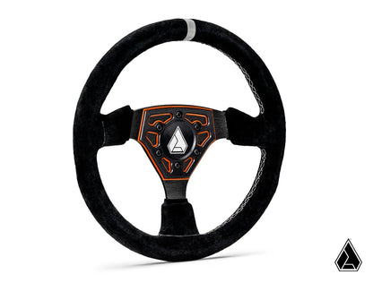 ASSAULT INDUSTRIES UNIVERSAL NAVIGATOR SUEDE UTV STEERING WHEEL