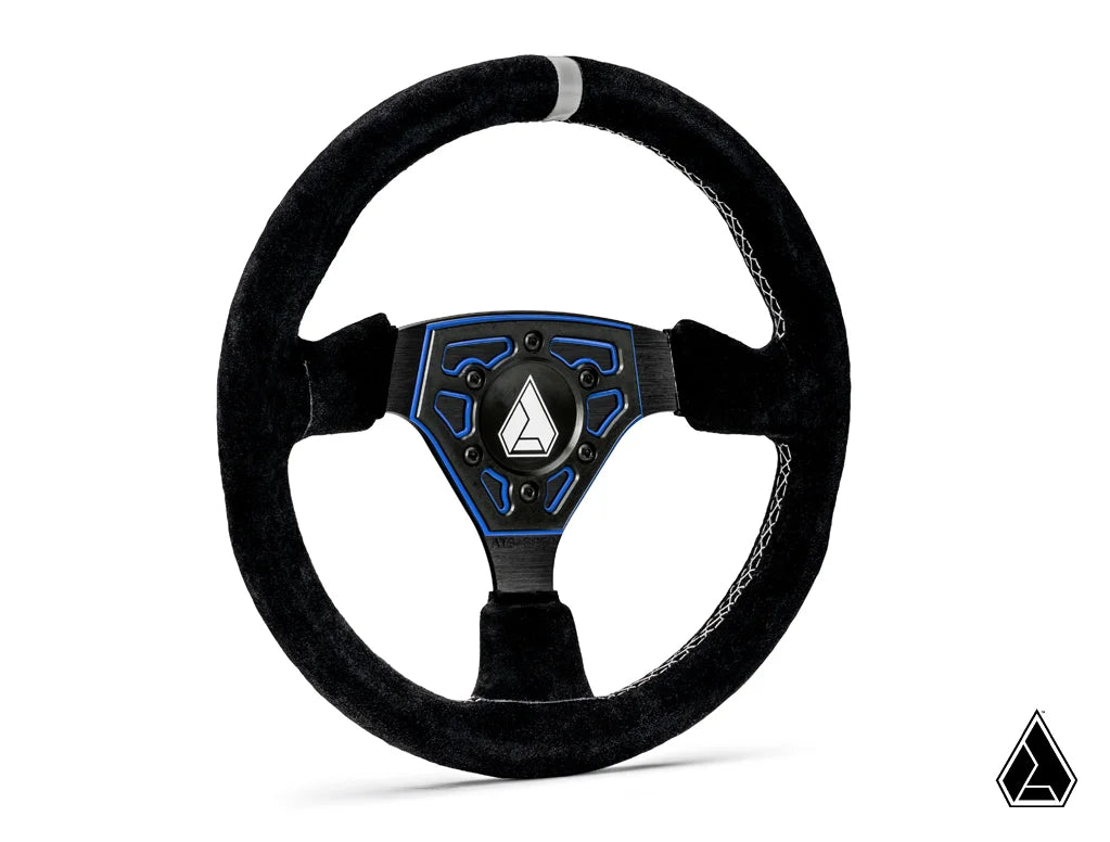 ASSAULT INDUSTRIES UNIVERSAL NAVIGATOR SUEDE UTV STEERING WHEEL