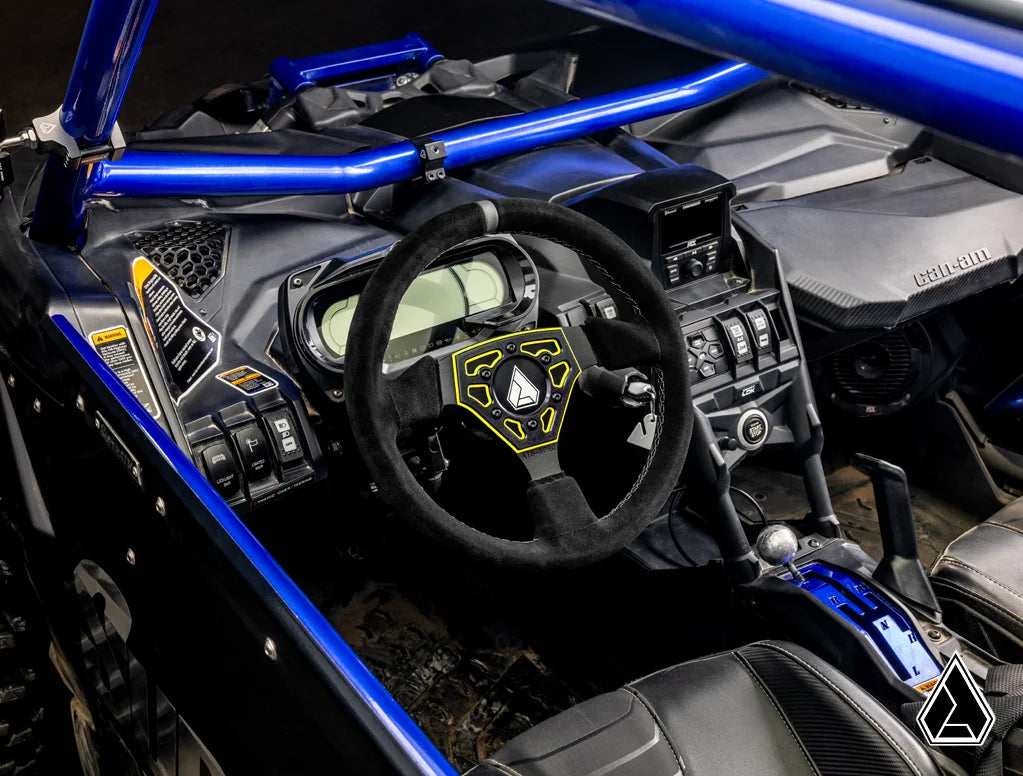 ASSAULT INDUSTRIES UNIVERSAL NAVIGATOR SUEDE UTV STEERING WHEEL