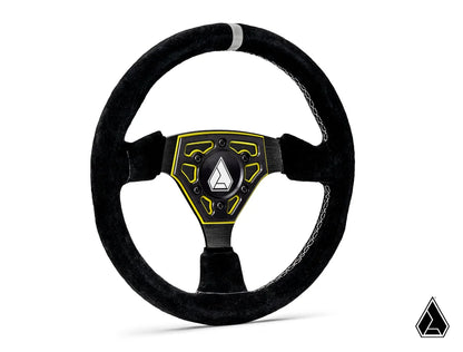 ASSAULT INDUSTRIES UNIVERSAL NAVIGATOR SUEDE UTV STEERING WHEEL