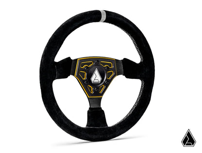 ASSAULT INDUSTRIES UNIVERSAL NAVIGATOR SUEDE UTV STEERING WHEEL