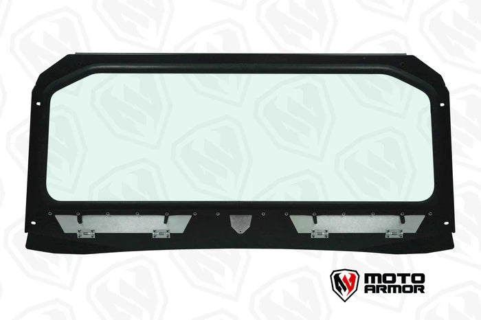 VENTED FULL GLASS WINDSHIELD FOR POLARIS GENERAL BLACK